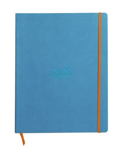 Rhodia Softcover Notebook - A4 - Turquoise - Lined